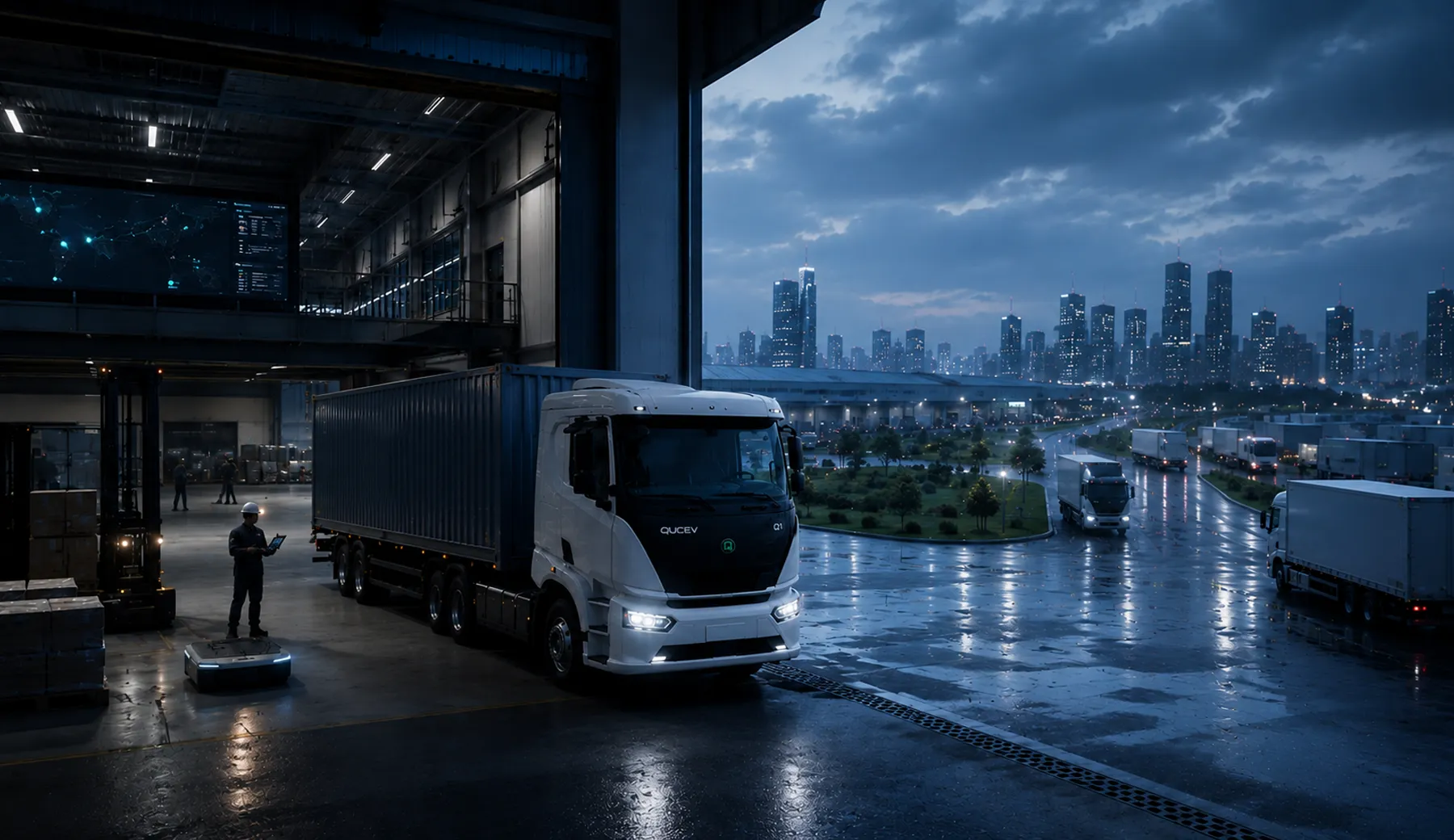 Running electric truck operations