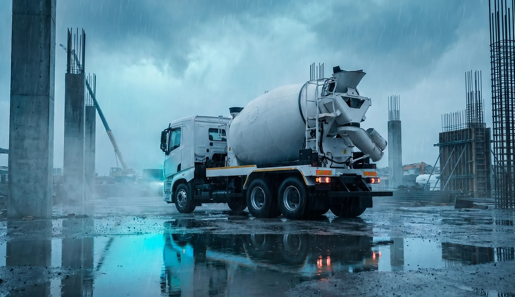 India's first electric transit mixer