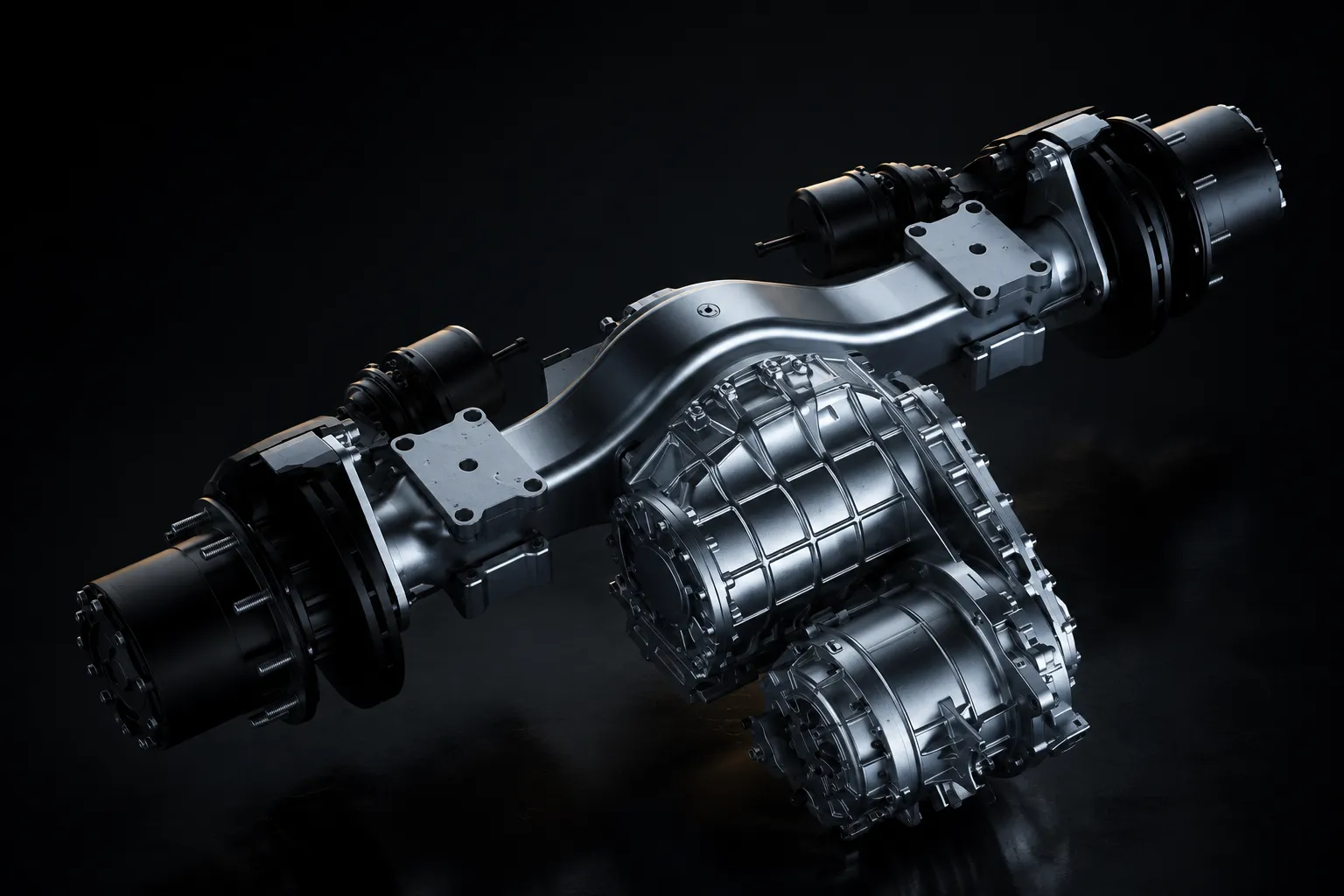 Integrated electric axle and motor technology